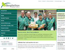 Tablet Screenshot of bergdietikon.ch